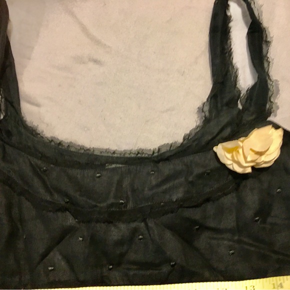 EUC Odille for Anthropologie embroidered top sz 12 - Picture 11 of 12